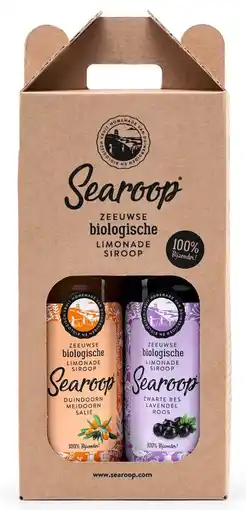 De Online Drogist Searoop biologische limonadesiroop duindoorn geschenkpakket aanbieding