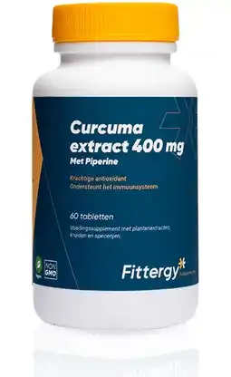 De Online Drogist Fittergy curcuma extract 400 mg tabletten aanbieding