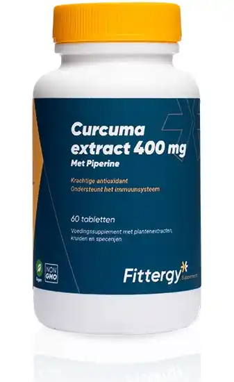 De Online Drogist Fittergy curcuma extract 400 mg tabletten aanbieding