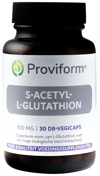 De Online Drogist Proviform s-acetyl-l-glutathion vegicaps aanbieding