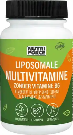 De Online Drogist Nutriforce liposomale multivitamine tabletten aanbieding