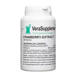 De Online Drogist Verasupplements cranberry extract tabletten aanbieding