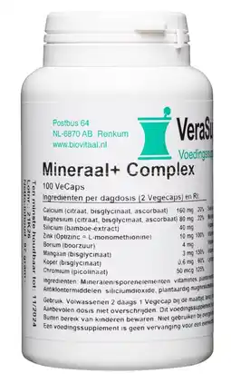 De Online Drogist Verasupplements mineraal+ complex capsules aanbieding