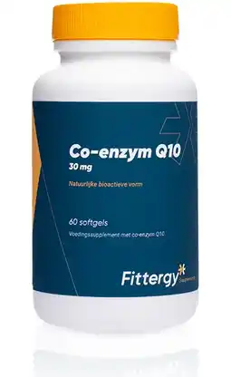 De Online Drogist Fittergy co-enzym q10 30 mg softgels aanbieding