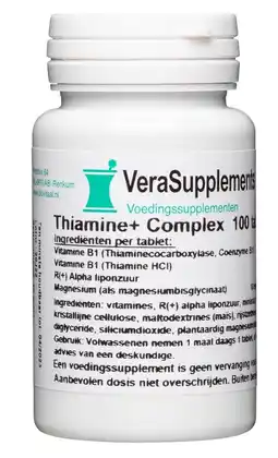 De Online Drogist Verasupplements thiamine+ complex tabletten aanbieding