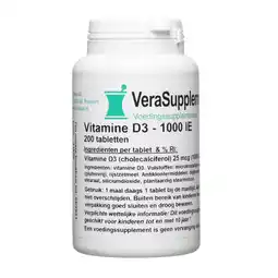 De Online Drogist Verasupplements vitamine d3 25mcg aanbieding