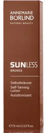 De Online Drogist Borlind sunless bronze zelfbruiner 75ml aanbieding