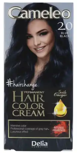 De Online Drogist Cameleo creme permanente haarkleuring 2.0 blauw zwart aanbieding