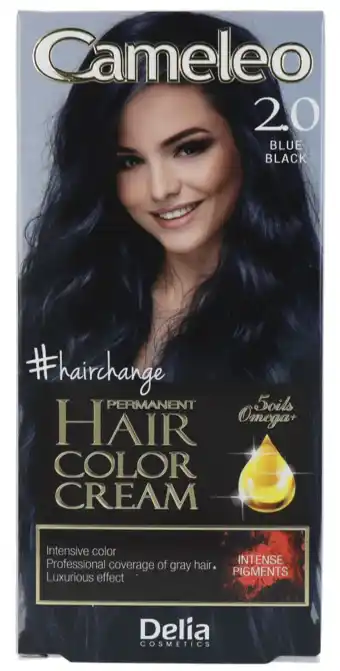De Online Drogist Cameleo creme permanente haarkleuring 2.0 blauw zwart aanbieding