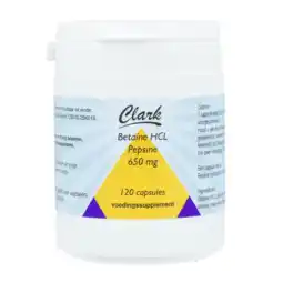 De Online Drogist Clark betaine hcl 650mg aanbieding