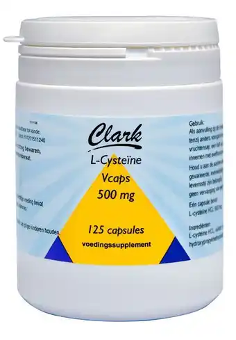 De Online Drogist Clark l-cysteine 500mg aanbieding