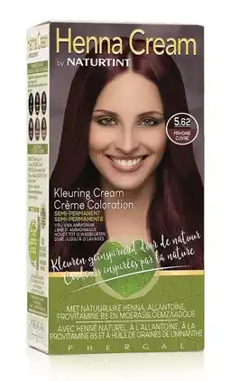 De Online Drogist Naturtint henna cream 5.62 mahonie semi-permanente kleuring aanbieding
