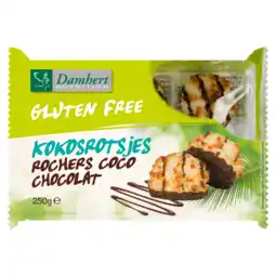 De Online Drogist Damhert gluten free kokosrotsjes chocolade aanbieding
