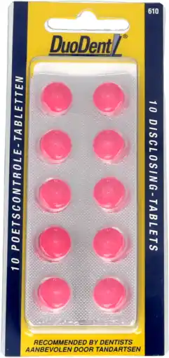De Online Drogist Duodent poetscontrole tabletten aanbieding
