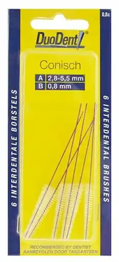 De Online Drogist Duodent rager conisch 2,8 - 5,5 mm 6st aanbieding