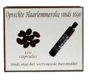 De Online Drogist Haarlemmerolie capsules 120st aanbieding