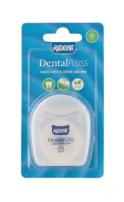 De Online Drogist Rident floss fluor mint waxed 50m aanbieding
