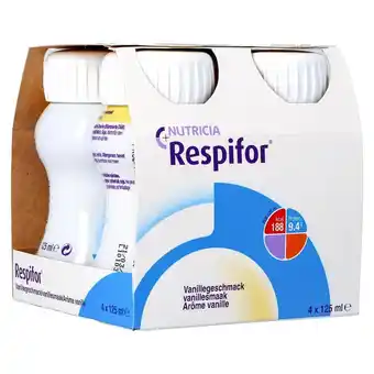 De Online Drogist Nutricia respifor vanille 4-pack aanbieding