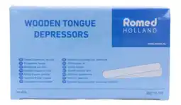 De Online Drogist Romed tongspatels (hout) 100st aanbieding