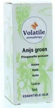 De Online Drogist Volatile groene anijs (pimpinella anisum) 5ml aanbieding
