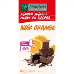 De Online Drogist Damhert zonder suikers chocoladetablet puur orange aanbieding