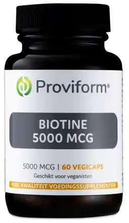 De Online Drogist Proviform biotine 5000mcg vegicaps 60st aanbieding