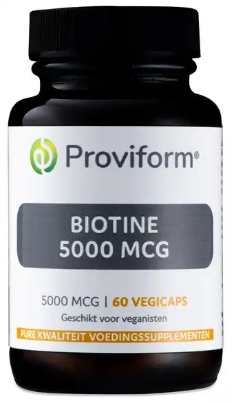 De Online Drogist Proviform biotine 5000mcg vegicaps 60st aanbieding