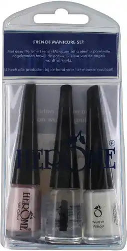 De Online Drogist Herome french manicure miniset 3x4ml aanbieding