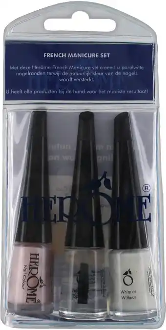 De Online Drogist Herome french manicure miniset 3x4ml aanbieding