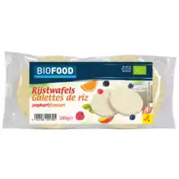 De Online Drogist Damhert biofood rijstwafels yoghurt aanbieding