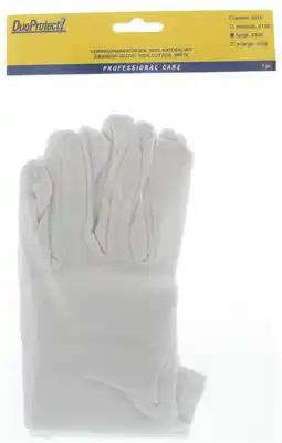 De Online Drogist Duoprotect verbandhandschoen katoen large aanbieding