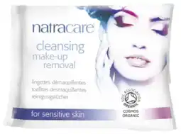 De Online Drogist Natracare cleansing make-up removal reinigingsdoekjes 20st aanbieding