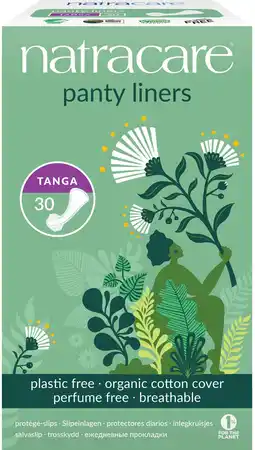 De Online Drogist Natracare panty liners tanga inlegkruisjes aanbieding