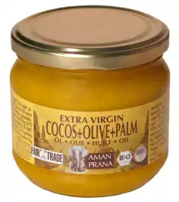 De Online Drogist Aman prana kokos- olijf- palmolie aanbieding