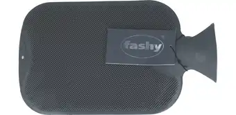 De Online Drogist Fashy warmwaterzak enkelgeribbeld antraciet aanbieding