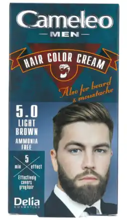 De Online Drogist Cameleo men 5.0 light bruin aanbieding