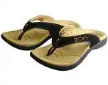 De Online Drogist Zori teenslippers beige/zwart maat 5 aanbieding