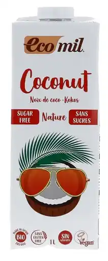 De Online Drogist Ecomil nature suikervrij bio kokosmelk aanbieding