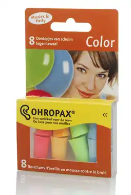 De Online Drogist Ohropax color oordopjes 8st aanbieding