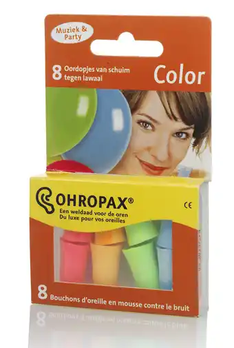 De Online Drogist Ohropax color oordopjes 8st aanbieding