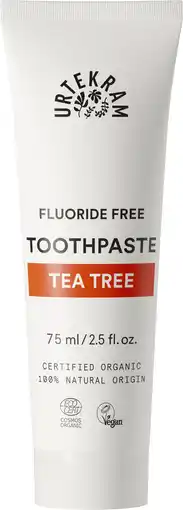 De Online Drogist Urtekram tandpasta tea tree aanbieding