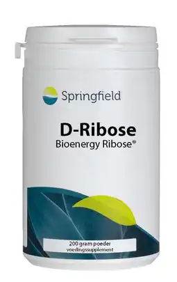 De Online Drogist Springfield d-ribose bioenergy ribose poeder aanbieding