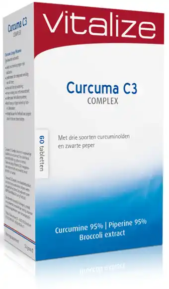 De Online Drogist Vitalize curcuma c3 complex tabletten 60st aanbieding