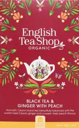 De Online Drogist English tea shop ginger peach aanbieding