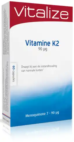 De Online Drogist Vitalize vitamine k2 capsules 60st aanbieding