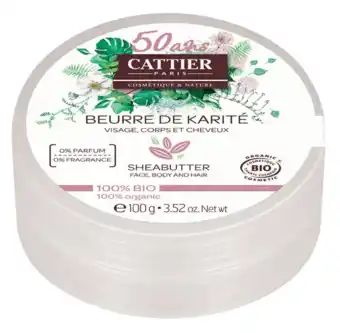 De Online Drogist Cattier sheabutter aanbieding