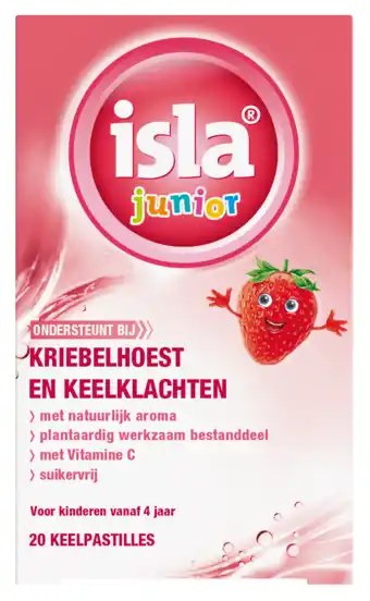 De Online Drogist Isla junior keelpastilles 20st aanbieding