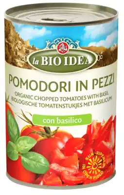 De Online Drogist La bio idea tomatenstukjes basilicum aanbieding