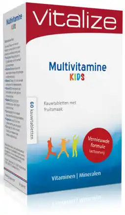 De Online Drogist Vitalize multivitamine kids kauwtabletten 60st aanbieding