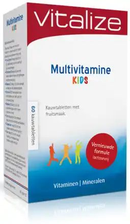 De Online Drogist Vitalize multivitamine kids kauwtabletten 60st aanbieding